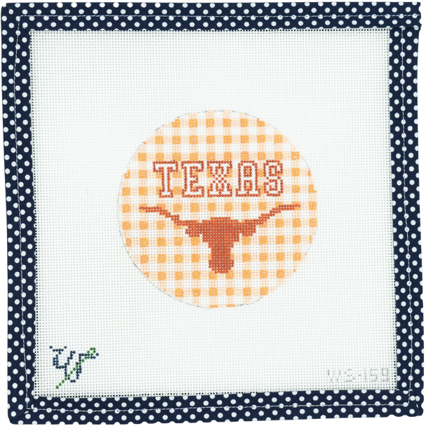 WS-159 Texas Round 4" Round 18 Mesh WIPSTITCH Needleworks!