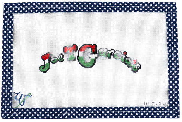 WS-241 Joe T. Garcia’s 1.5" wide by 4" tall 18 Mesh TEXAS ICON WIPSTITCH Needleworks!