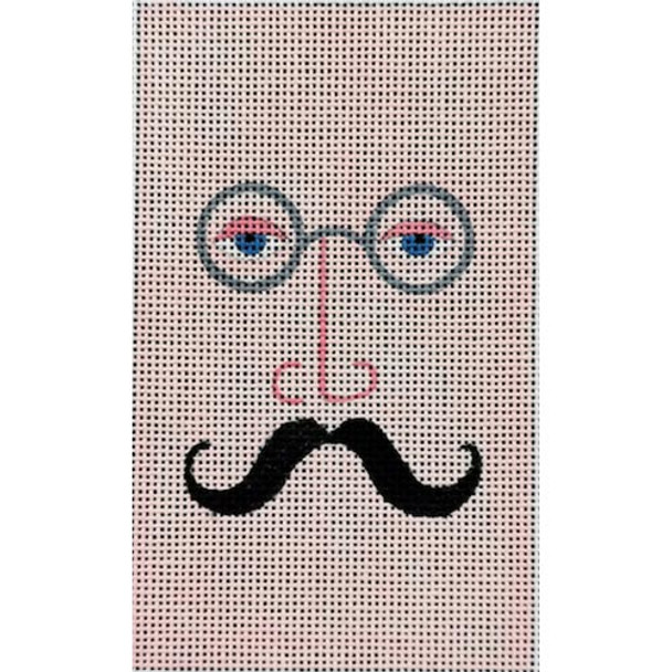 ZE812 Moustache Man 2.75″ x 4.25″ 18 Mesh Zecca