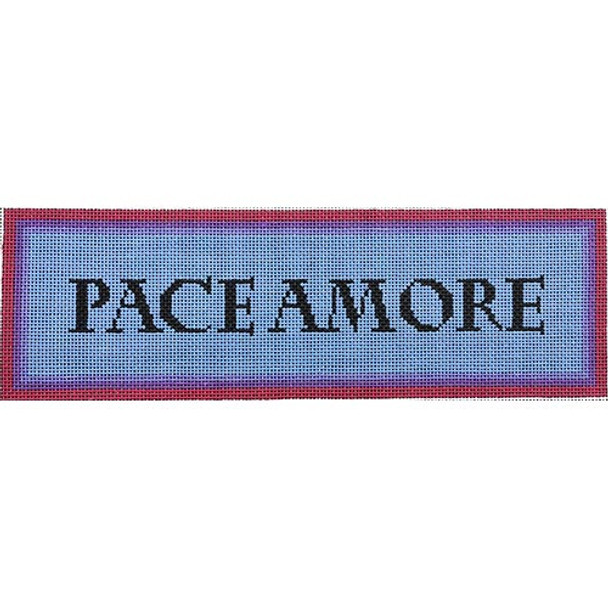 ZE788 Pace Amore "Peace Love" 9.5″ x 3″  18 Mesh Zecca