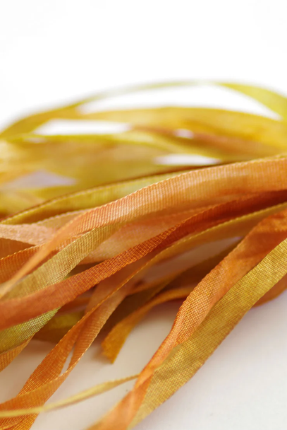 SR7 069 7mm Autumn Honey Silken Ribbon Thread Gatherer