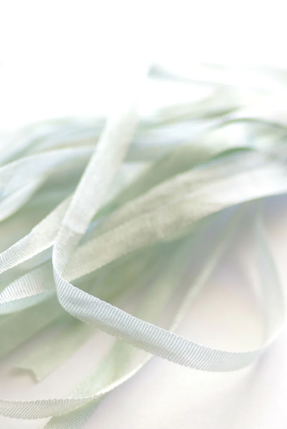 SR7 073 7mm Green Leaves Lt. Silken Ribbon Thread Gatherer