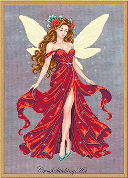 Rosalinne, The Winter Star by Cross Stitching Art 25-2709