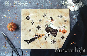 Halloween Flight 182w x 132h by Madame Chantilly 25-2852