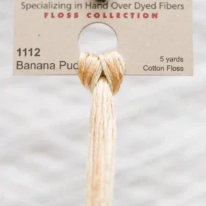 6-Strand Cotton Floss Weeks Dye Works 1112 Banana Pudding