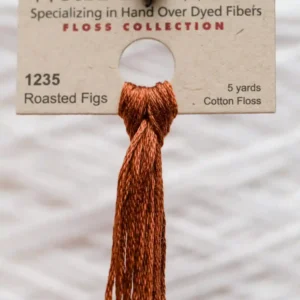 6-Strand Cotton Floss Weeks Dye Works 1235 Roasted Figs