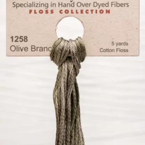 6-Strand Cotton Floss Weeks Dye Works 1258 Olive Branch