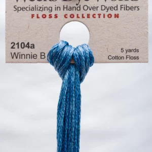 6-Strand Cotton Floss Weeks Dye Works 2104a Winnie B Blue