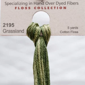6-Strand Cotton Floss Weeks Dye Works 2195 Grassland