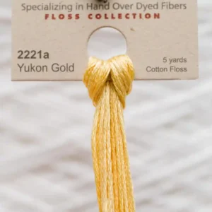 6-Strand Cotton Floss Weeks Dye Works 2221a Yukon Gold