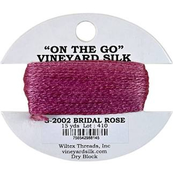 G-2002: Bridal Rose Vineyard Silk Classic On The Go 15 Yard Card