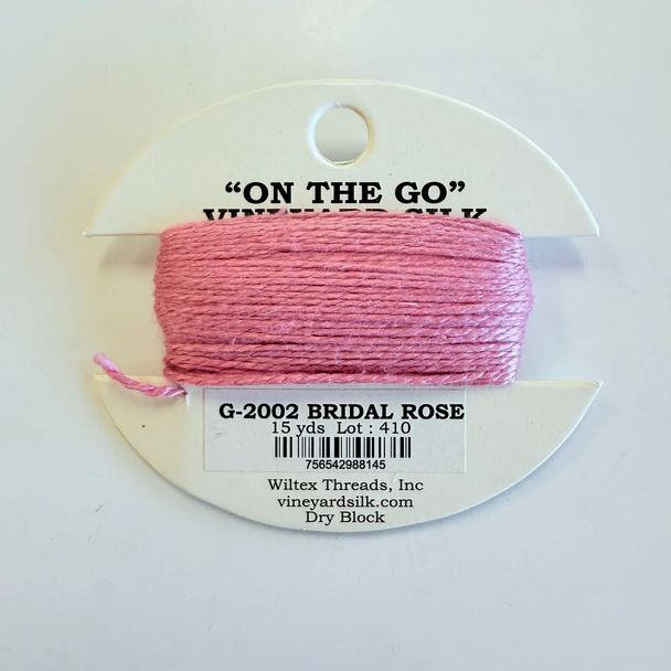 G-2002: Bridal Rose Vineyard Silk Classic On The Go 15 Yard Card