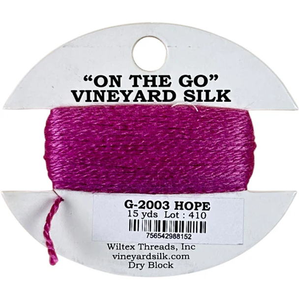 G-2003 Hope Vineyard Silk Classic On The Go 15 Yard Card