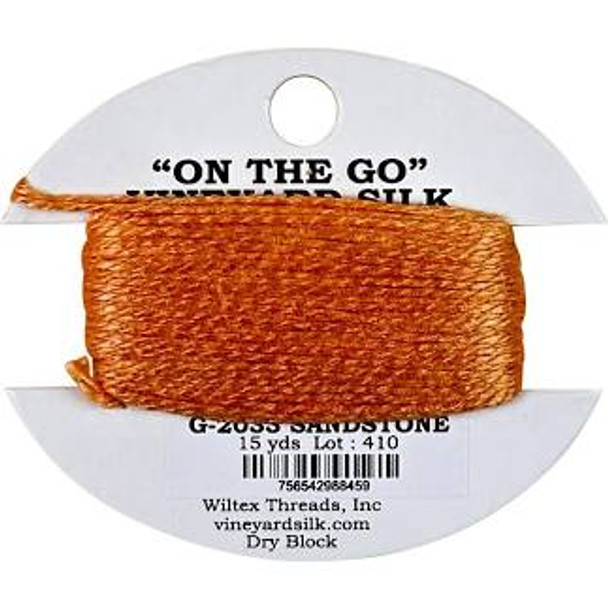 G-2033 Sandstone Vineyard Silk Classic On The Go 15 Yard Card