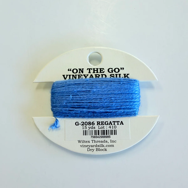 G-2086 Regatta Dyelot 424 Vineyard Silk Classic On The Go 15 Yard Card