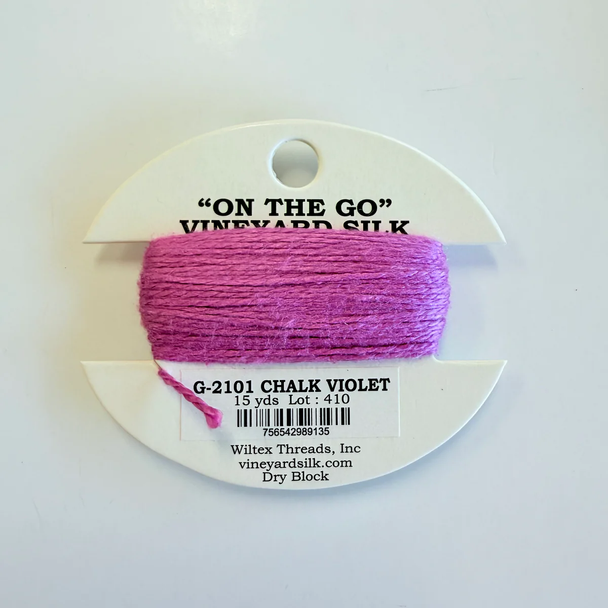 G-2101 Chalk Violet Vineyard Silk Classic On The Go 15 Yard Card