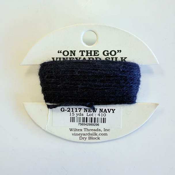 G-2117 New Navy Vineyard Silk Classic On The Go 15 Yard Card