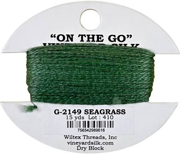 G-2149 Seagrass  Vineyard Silk Classic On The Go 15 Yard Card