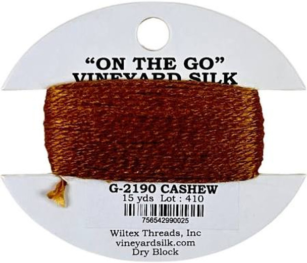 G-2190 Cashew Vineyard Silk Classic On The Go 15 Yard Card