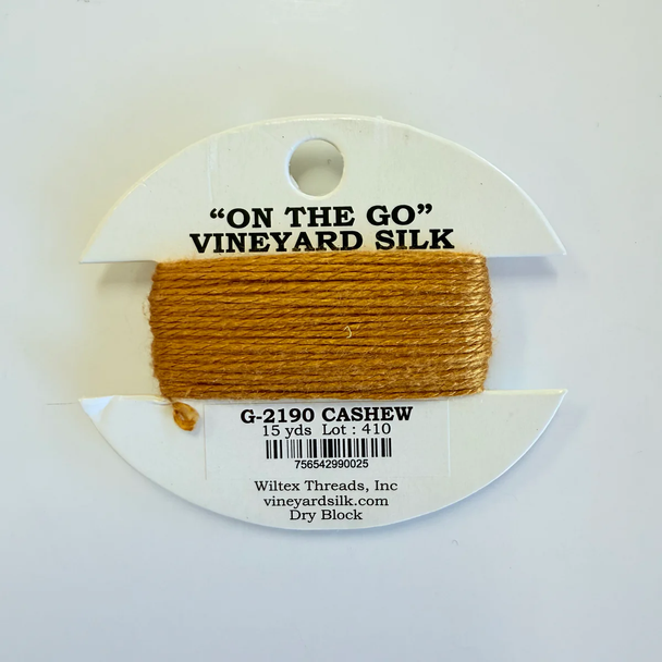 G-2190 Cashew Vineyard Silk Classic On The Go 15 Yard Card