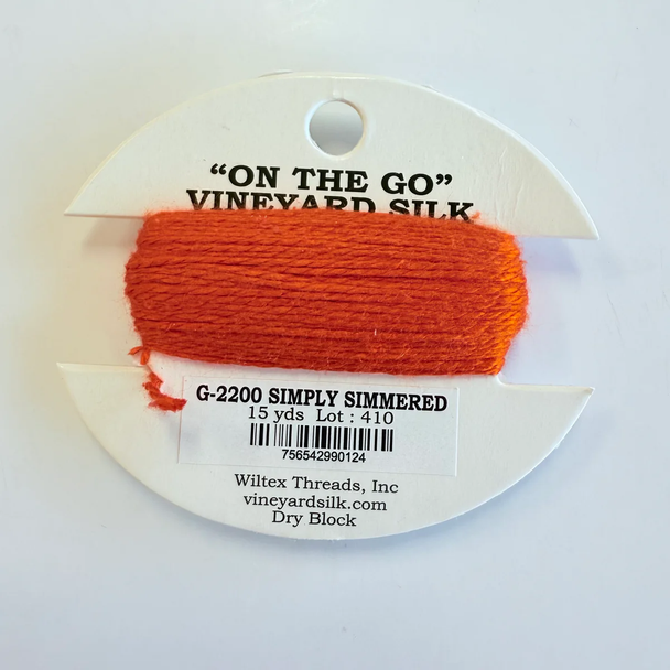 G-2200: Simply Simmered Vineyard Silk Classic On The Go 15 Yard Card