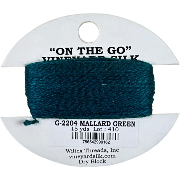 G-2204 Mallard Green Vineyard Silk Classic On The Go 15 Yard Card