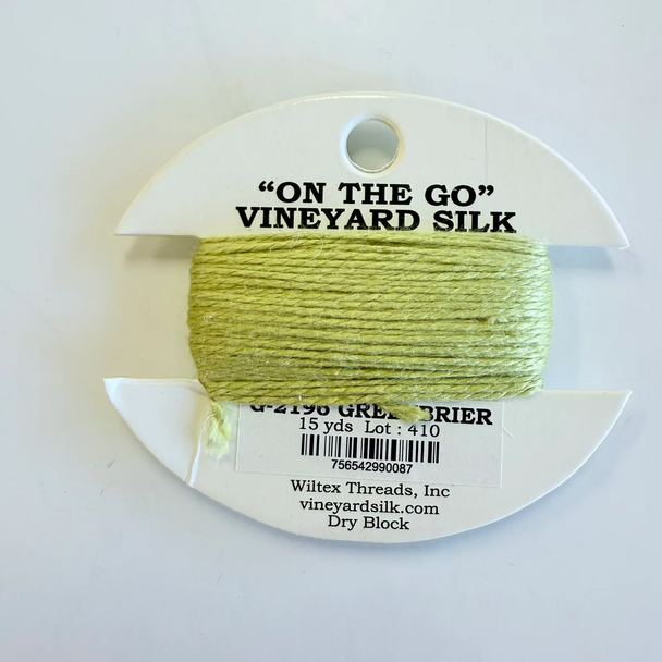 G-2196 Green Brier Vineyard Silk Classic On The Go 15 Yard Card