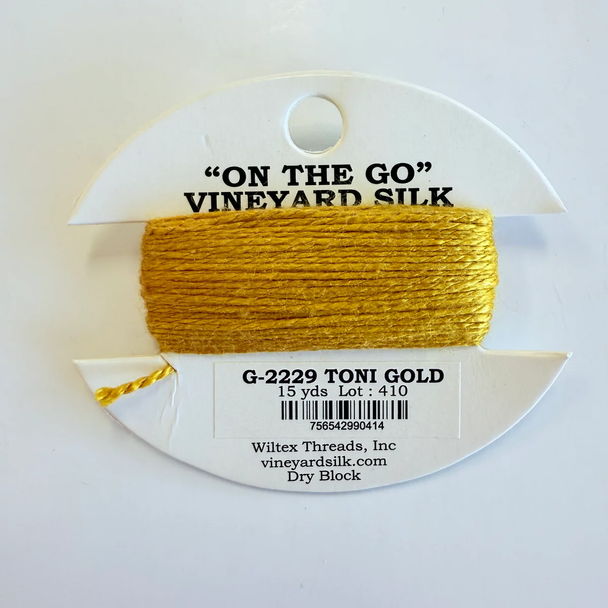 G-2229 Toni Gold Vineyard Silk Classic On The Go 15 Yard Card