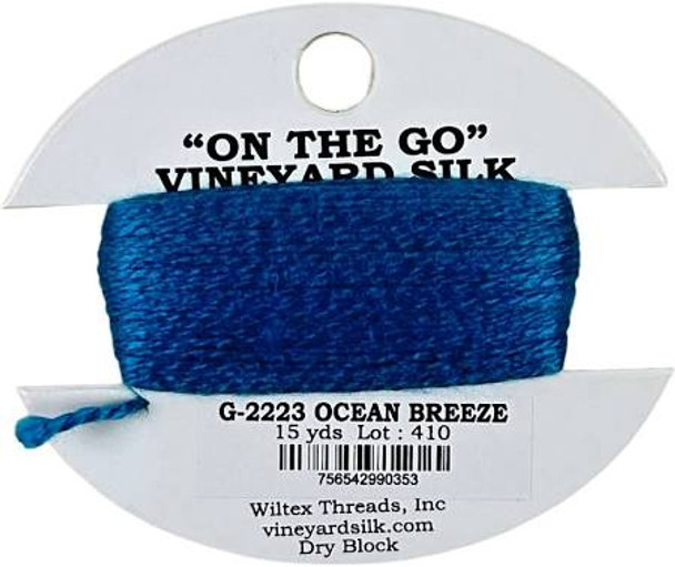 G-2223 Ocean Breeze Vineyard Silk Classic On The Go 15 Yard Card