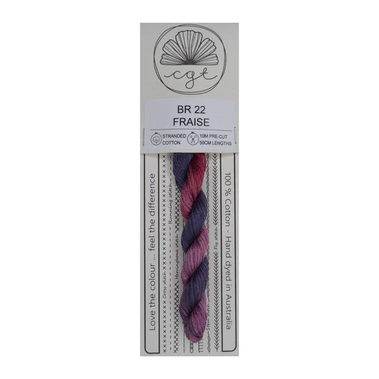22BR FRAISE Cottage Garden 6 stranded Thread