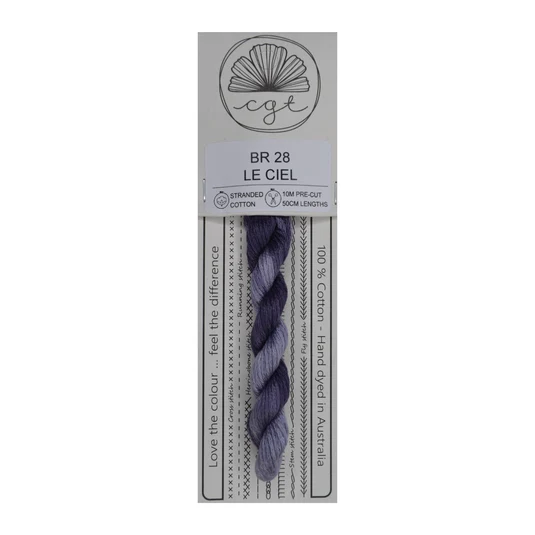 28BR LE CIEL Cottage Garden 6 stranded Thread