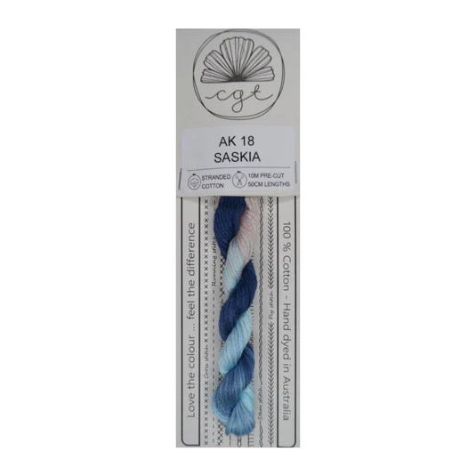 18AK SASKIA Cottage Garden 6 stranded Thread