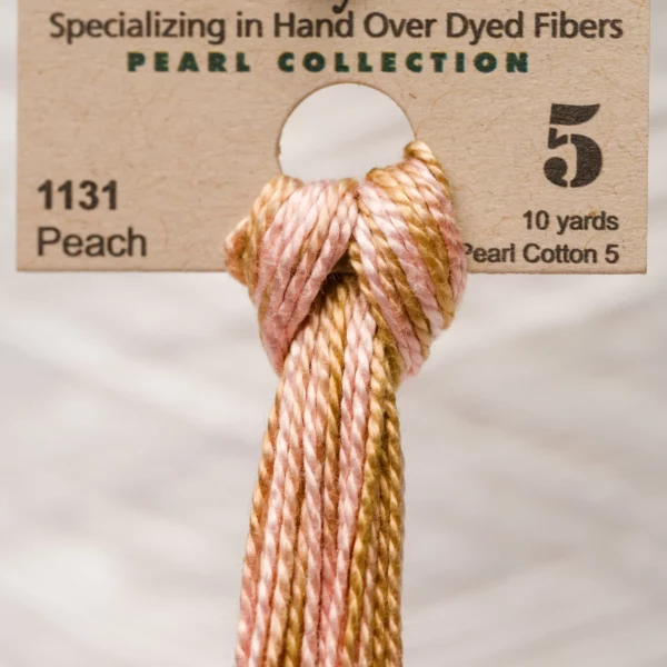 Pearl Cotton 5 1131 Peach Weeks Dye Works