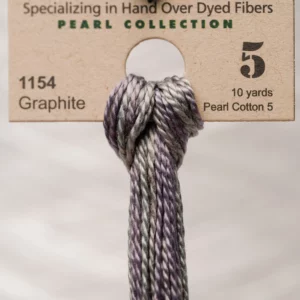 Pearl Cotton 5 1154 Graphite Weeks Dye Works