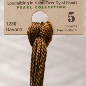 Pearl Cotton 5 1230 Havana Weeks Dye Works