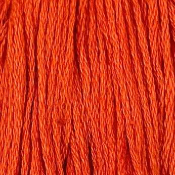 73 Peach Orange Dark Cotton Floss 6Ply Skein Valdani