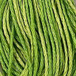 O19 Spring Greens Cotton Floss 6Ply Skein Valdani