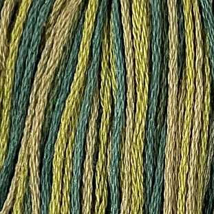 M19 Olives Cotton Floss 6Ply Skein Valdani