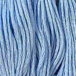 205 Soft Sky Blue Cotton Floss 6Ply Skein Valdani