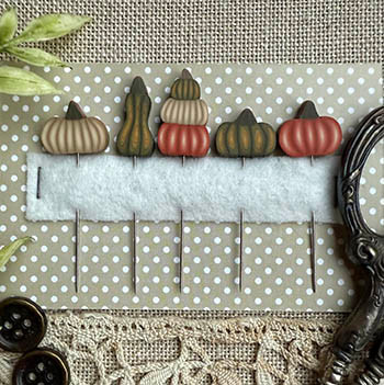 Pumpkin Collection 5 Pin Set by Puntini Puntini 25-3169