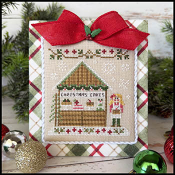 Christmas Market - Christmas Cake Stand 55w x 59h by Country Cottage Needleworks 25-3130