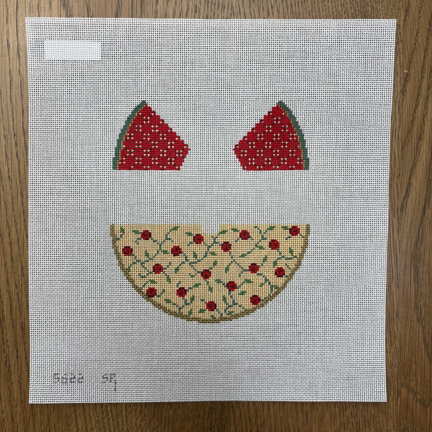 Angel 3D ROSES ON GOLD 5622 Susan Roberts Needlepoint