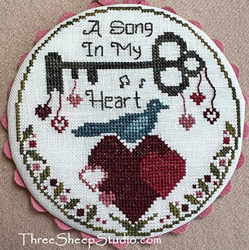Song In My Heart 71w x 72h by Three Sheep Studio 26-1040