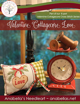 Valentine Cottagecore Love 72w x 72h by Anabella's 26-1150