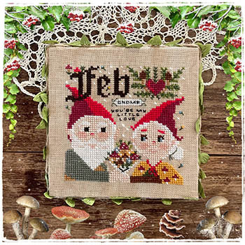 February Gnome - Magical Year2026 by Fairy Wool In The Wood 26-1155