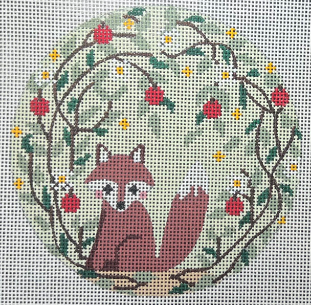CH-1197 September Fox 4 ½" Round 18 Mesh CH Designs