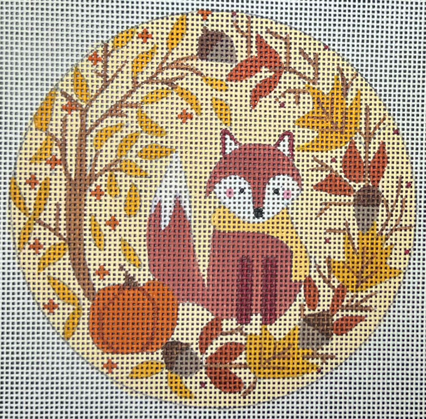 CH-1199 November Fox  4 ½" Round 18 Mesh CH Designs