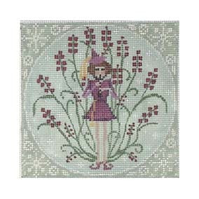 ML-XO 11 11 Pipers Piping 4.5 sq 18 Mesh Maya Lindberg