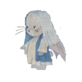 LL-XO 01 Mary - Bunny 4x5.5  18 Mesh Pretty Little Lines