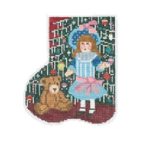 Christmas Mini-Sock C251 Toys Under Christmas Tree 4X5 18 Mesh Shelly Tribbey Designs